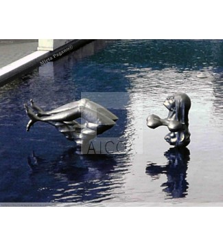 Escultura en el agua
