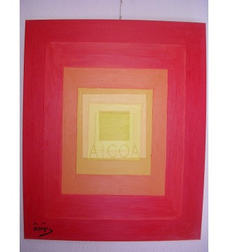 cuadrado amarillo al rojo