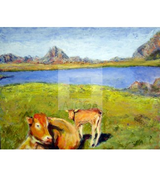 vacas en Canfranc
