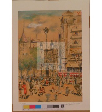 PLAÇA CATALUNYA, BARCELONA 1947