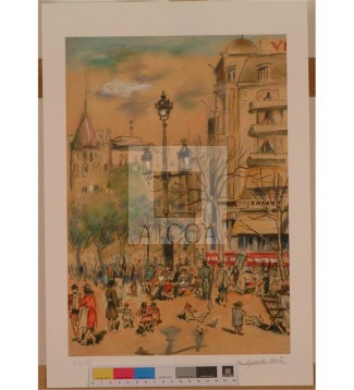 PLAÇA CATALUNYA, BARCELONA 1947
