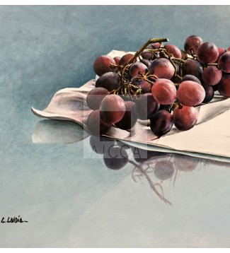 Uvas sobre cristal