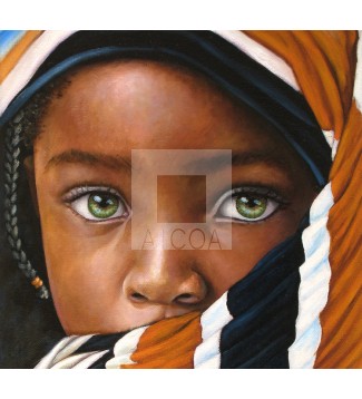 Niña de Raza Negra
