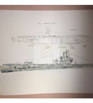 HMS Seraph (pennant number P219) was an S-class submarine of the British Royal Navy