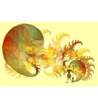 MUJER GUERRERA EXPLORA FRACTAL